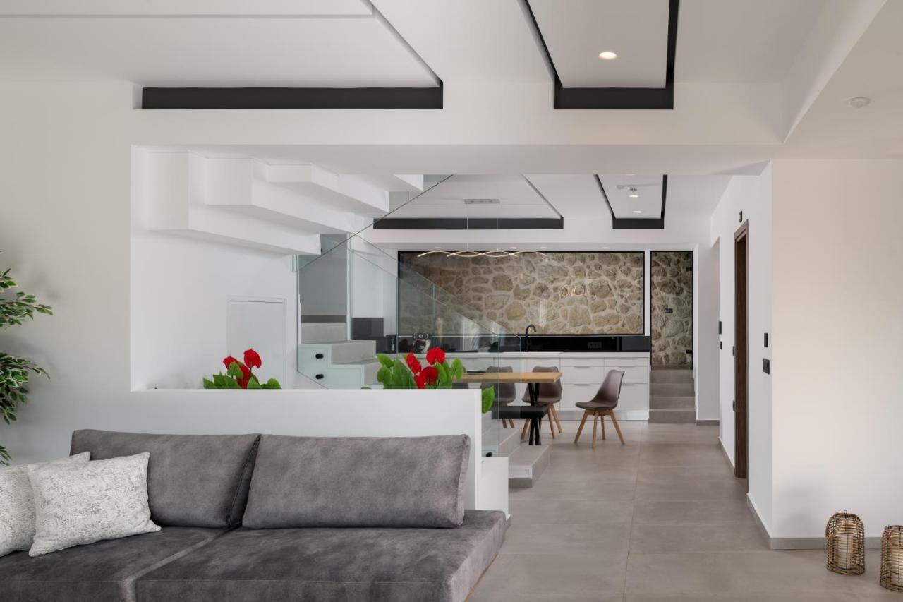 O-Cyanea Villa With Heated Pool Kournas Exterior photo