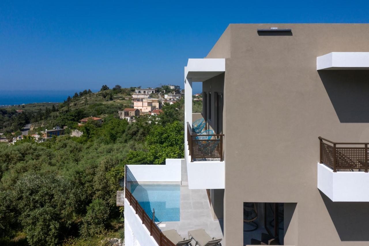 O-Cyanea Villa With Heated Pool Kournas Exterior photo